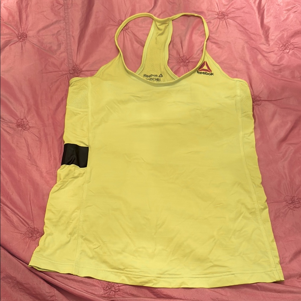 Reebok Women's Bright Yellow Tank Top